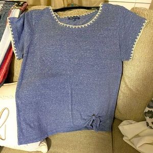 Democracy blouse with tie front.